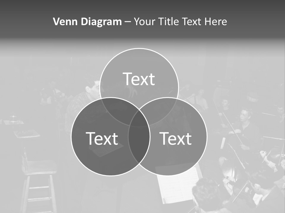 Conductor And His Orchestra PowerPoint Template