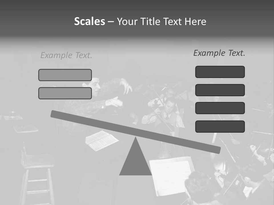 Conductor And His Orchestra PowerPoint Template
