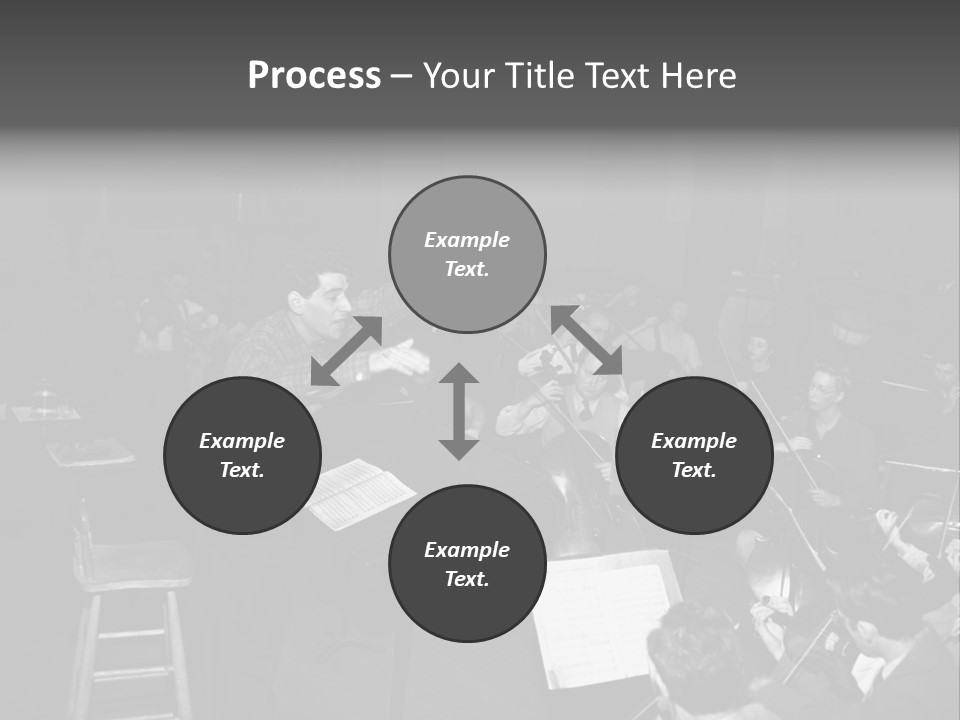 Conductor And His Orchestra PowerPoint Template
