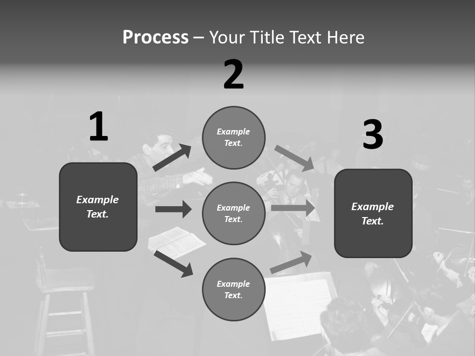 Conductor And His Orchestra PowerPoint Template