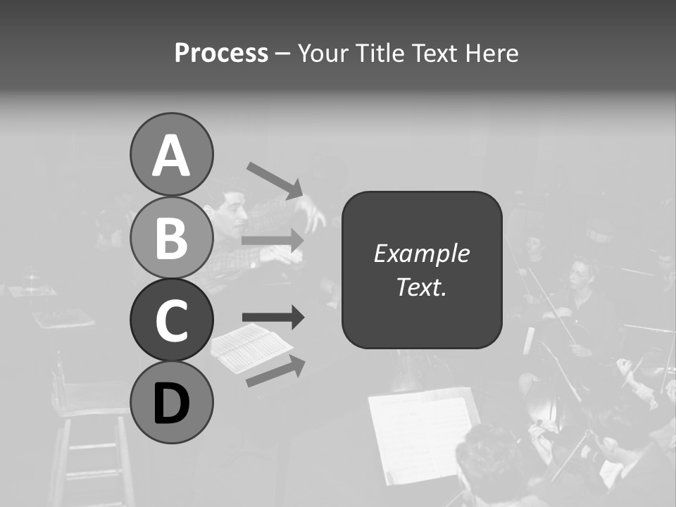 Conductor And His Orchestra PowerPoint Template