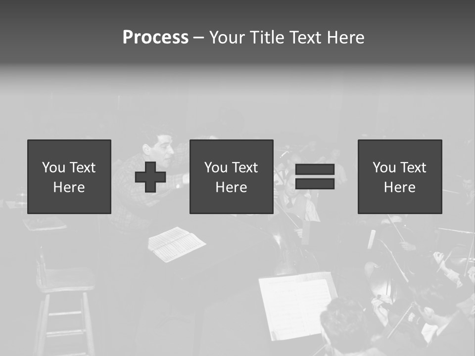 Conductor And His Orchestra PowerPoint Template