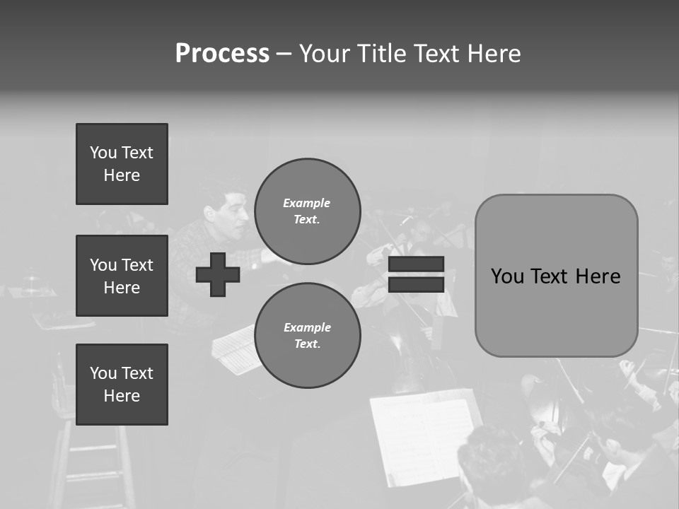 Conductor And His Orchestra PowerPoint Template