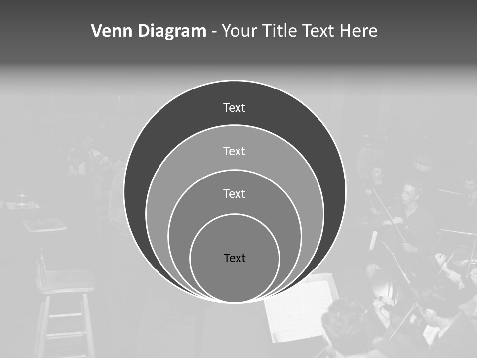 Conductor And His Orchestra PowerPoint Template