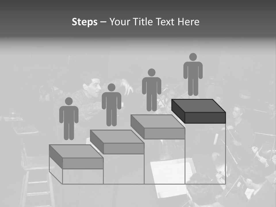 Conductor And His Orchestra PowerPoint Template