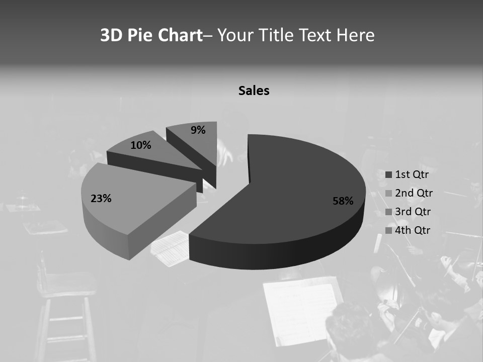 Conductor And His Orchestra PowerPoint Template