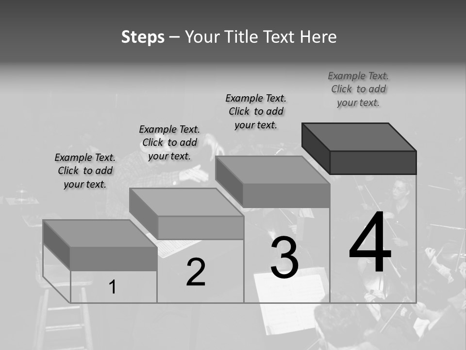 Conductor And His Orchestra PowerPoint Template