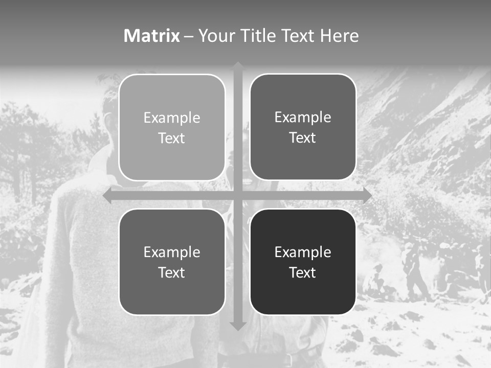 Men Smiling Vintage Photo PowerPoint Template