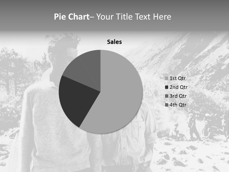 Men Smiling Vintage Photo PowerPoint Template