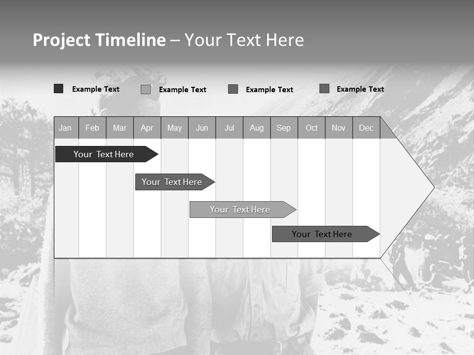 Men Smiling Vintage Photo PowerPoint Template