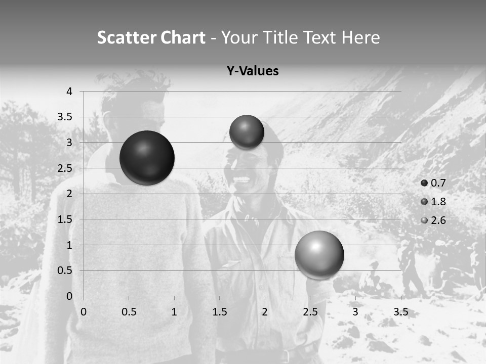 Men Smiling Vintage Photo PowerPoint Template
