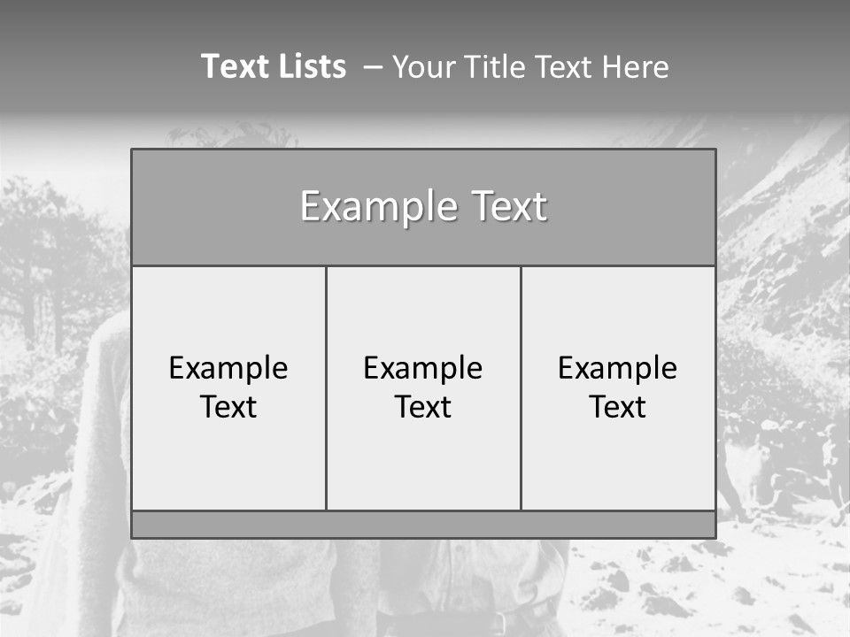 Men Smiling Vintage Photo PowerPoint Template