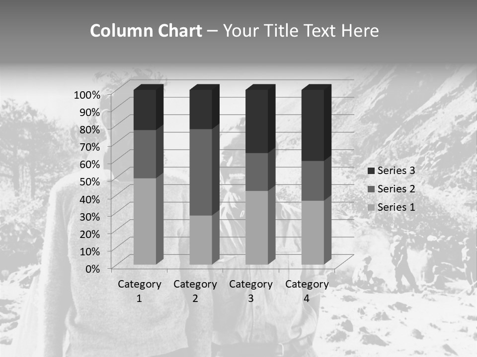 Men Smiling Vintage Photo PowerPoint Template