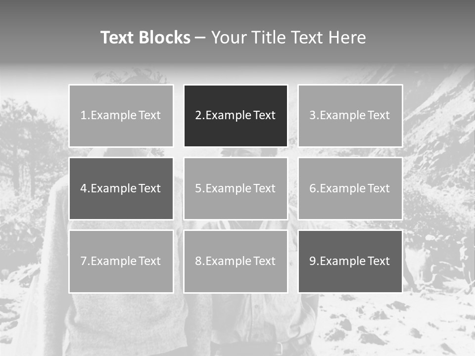 Men Smiling Vintage Photo PowerPoint Template