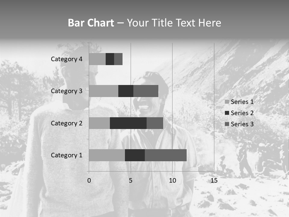 Men Smiling Vintage Photo PowerPoint Template