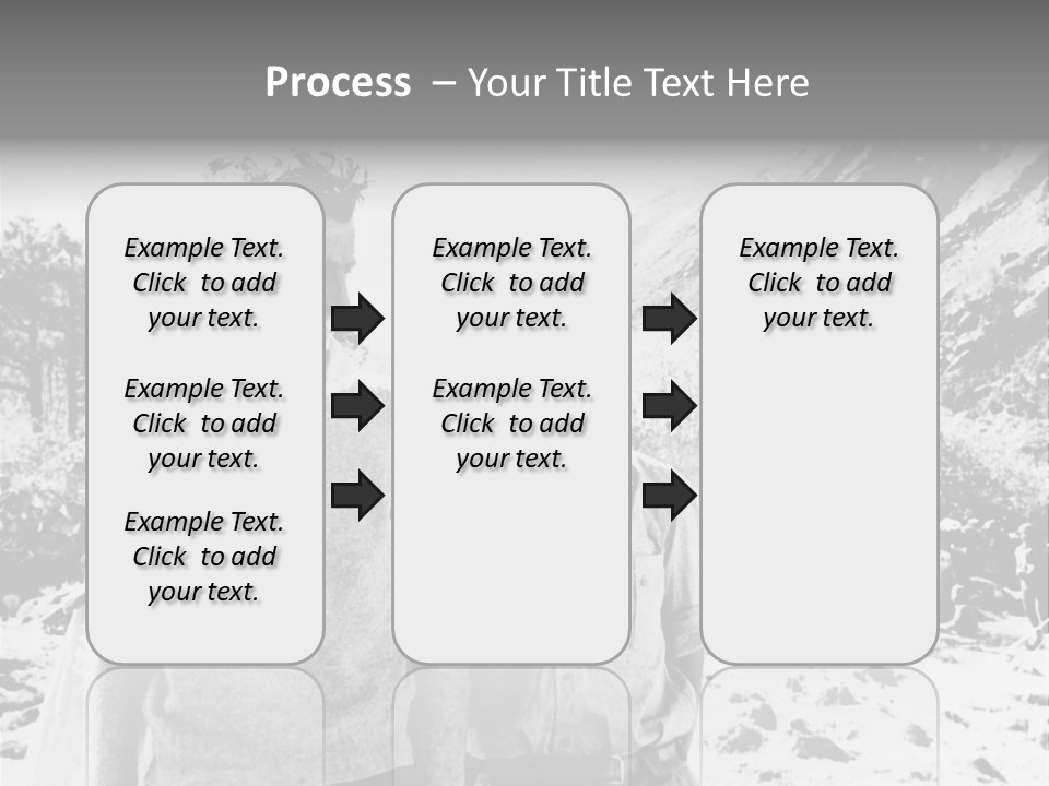 Men Smiling Vintage Photo PowerPoint Template