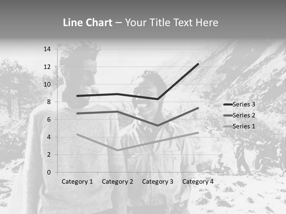Men Smiling Vintage Photo PowerPoint Template