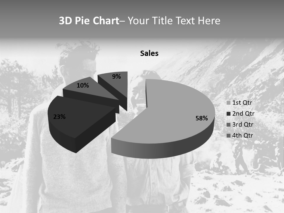 Men Smiling Vintage Photo PowerPoint Template