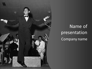 Conductor Exults Vintage PowerPoint Template