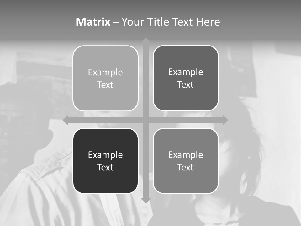 American Man And A Japanese Girl PowerPoint Template