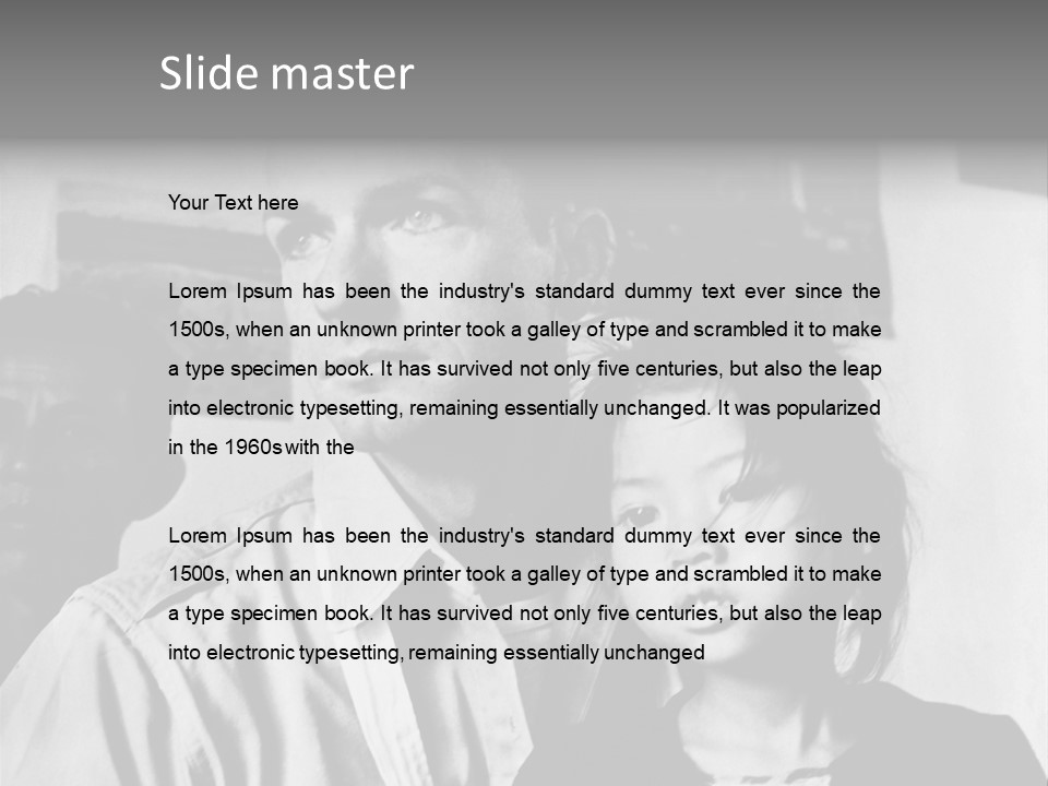 American Man And A Japanese Girl PowerPoint Template