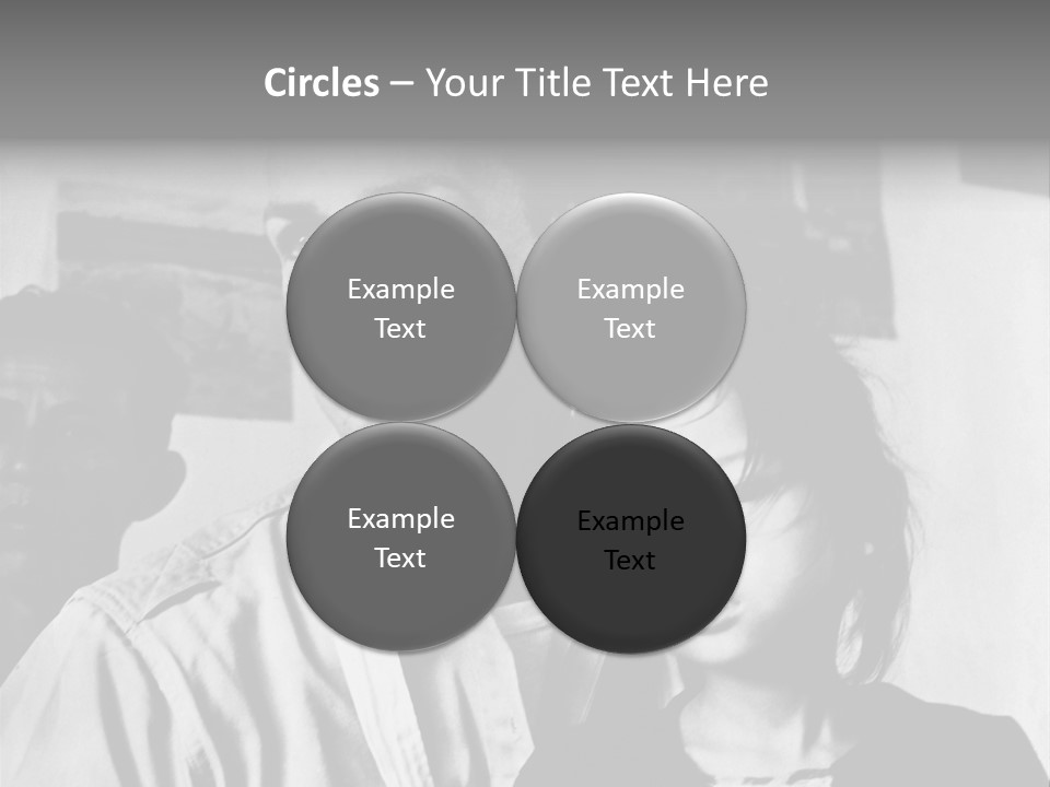 American Man And A Japanese Girl PowerPoint Template