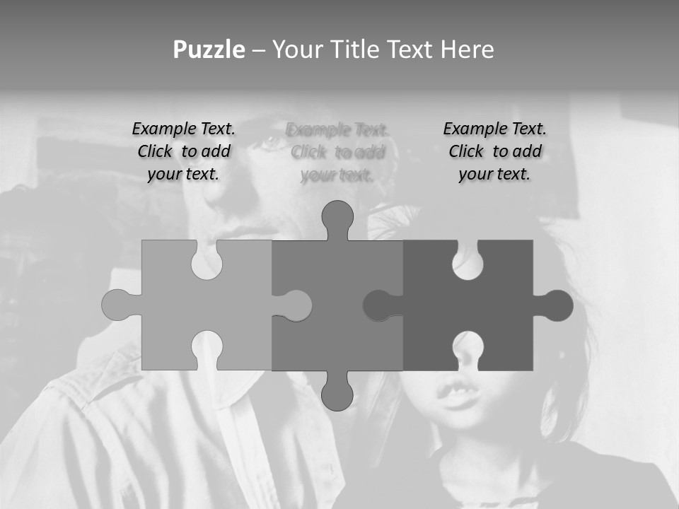 American Man And A Japanese Girl PowerPoint Template