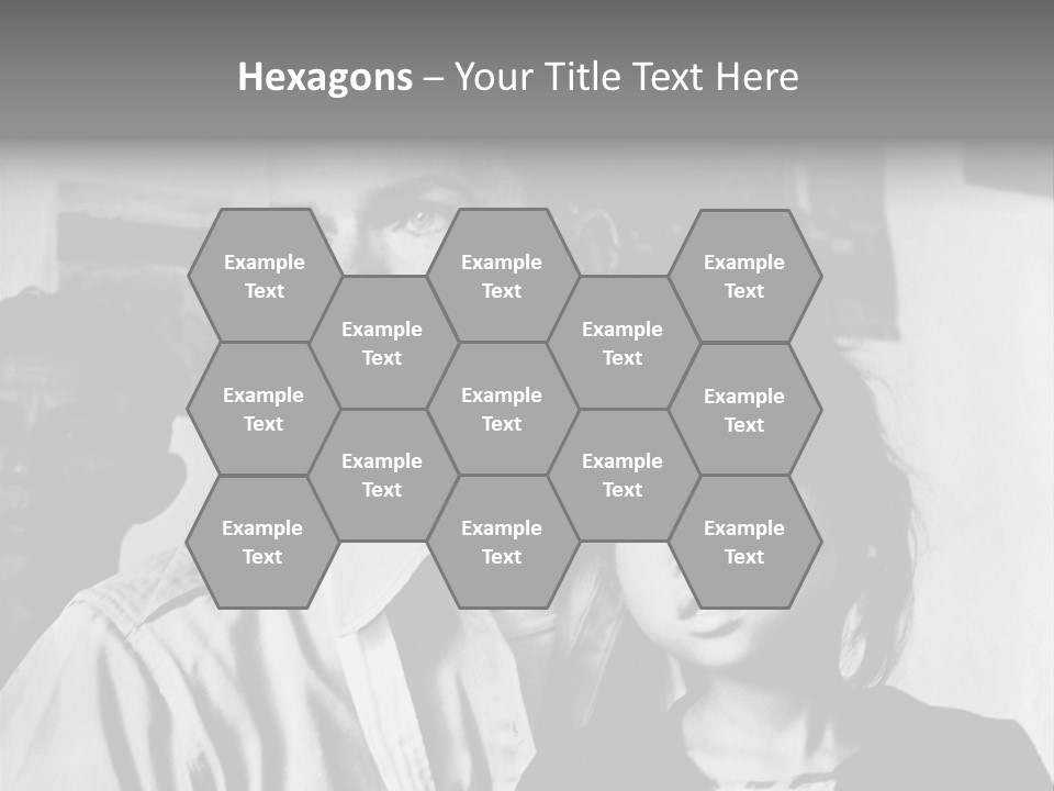 American Man And A Japanese Girl PowerPoint Template