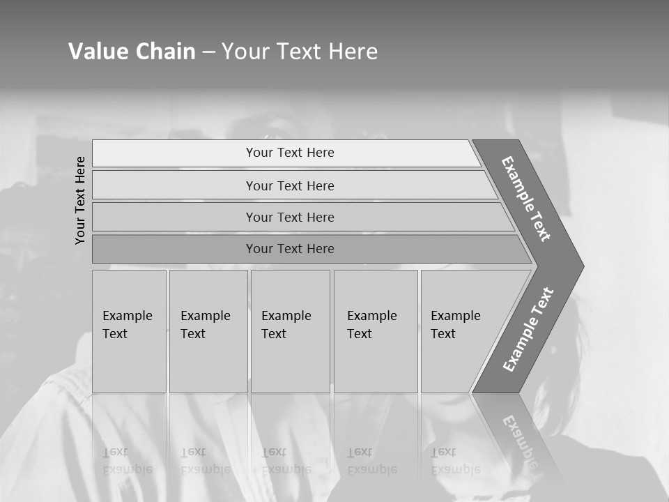 American Man And A Japanese Girl PowerPoint Template
