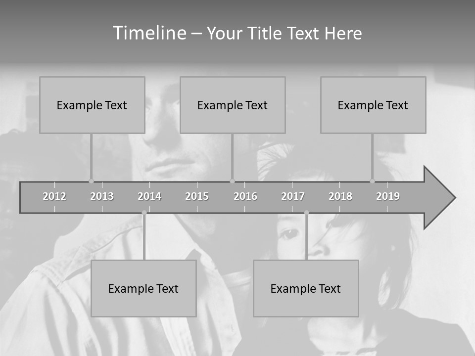 American Man And A Japanese Girl PowerPoint Template