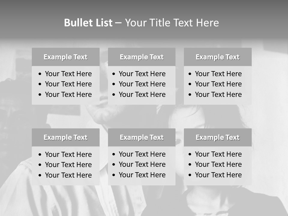 American Man And A Japanese Girl PowerPoint Template