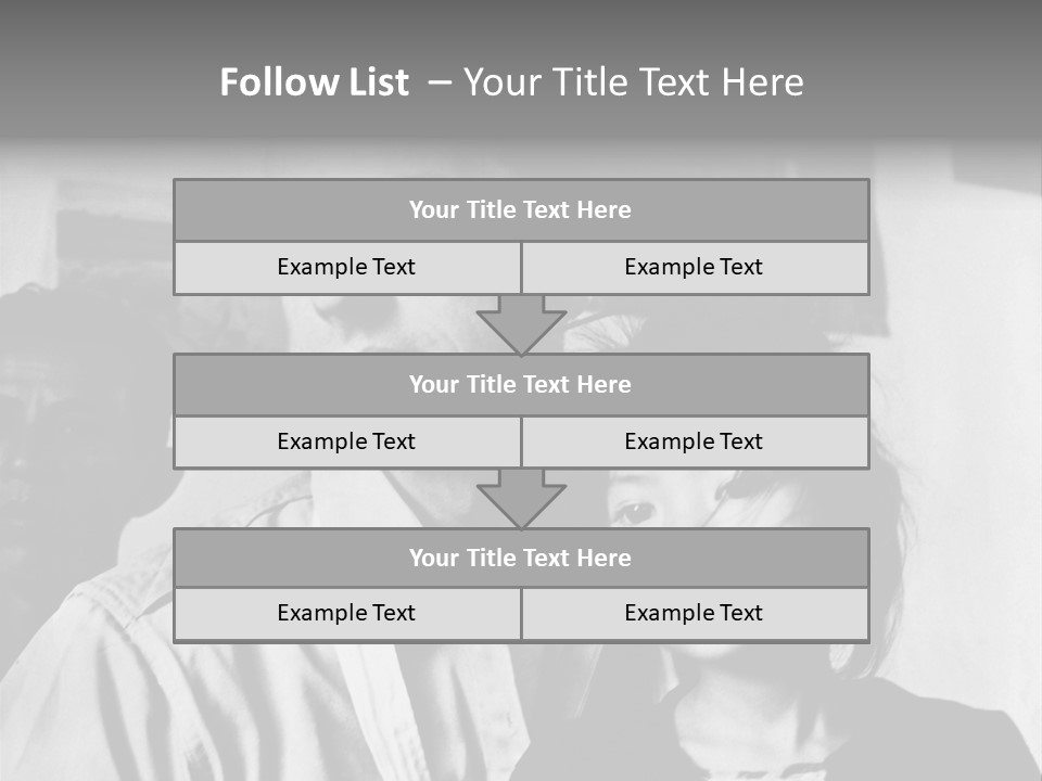 American Man And A Japanese Girl PowerPoint Template