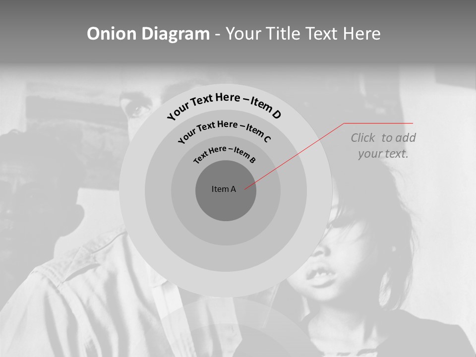 American Man And A Japanese Girl PowerPoint Template