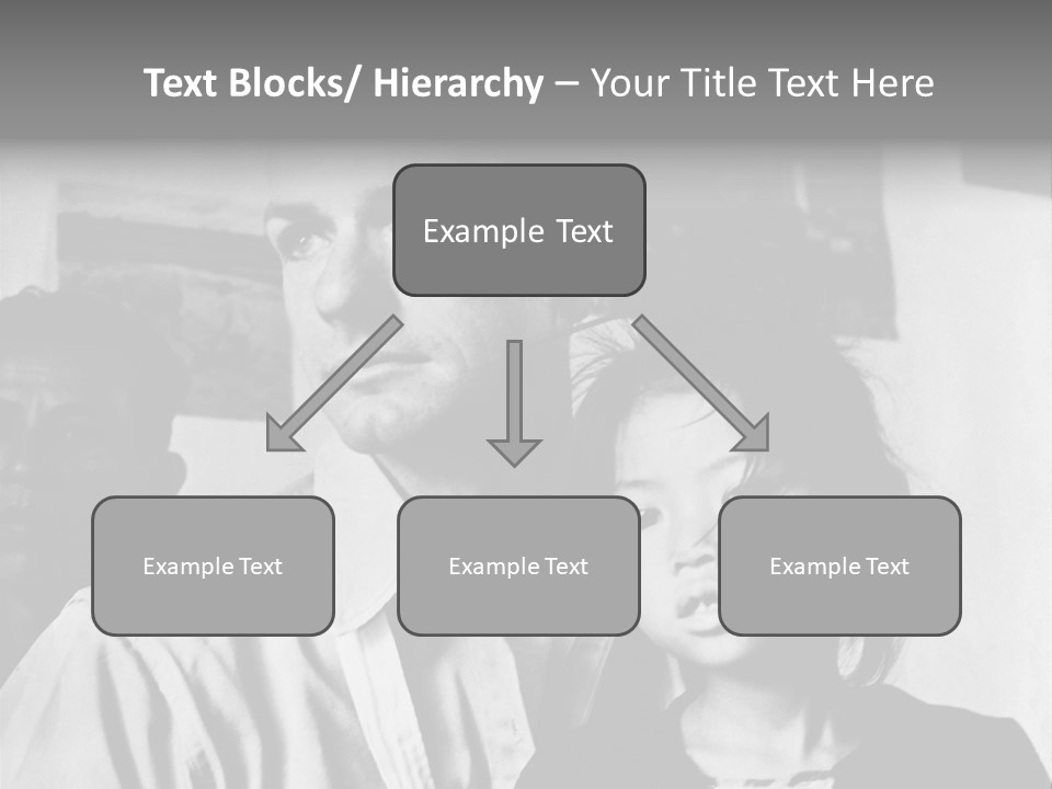 American Man And A Japanese Girl PowerPoint Template