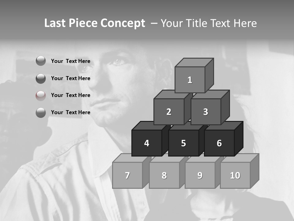 American Man And A Japanese Girl PowerPoint Template