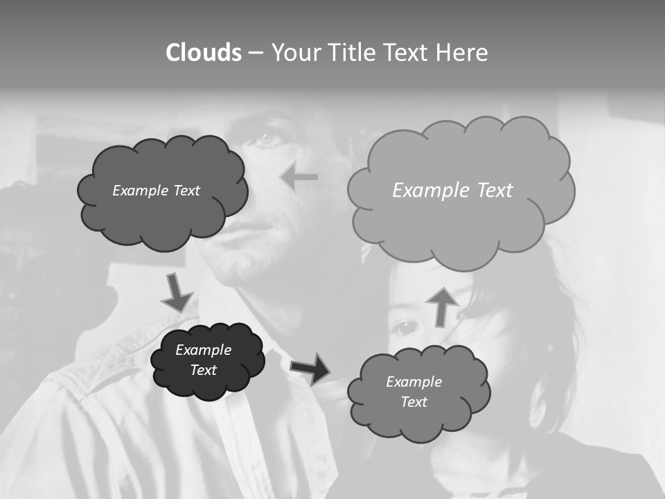 American Man And A Japanese Girl PowerPoint Template