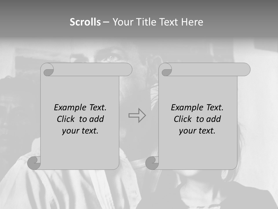 American Man And A Japanese Girl PowerPoint Template