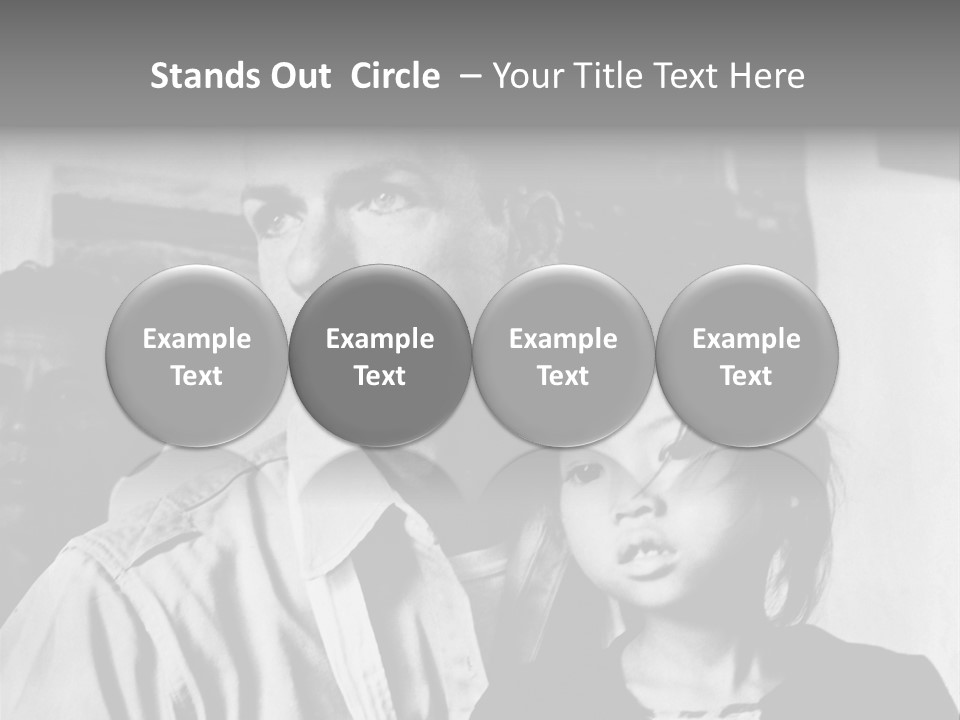 American Man And A Japanese Girl PowerPoint Template