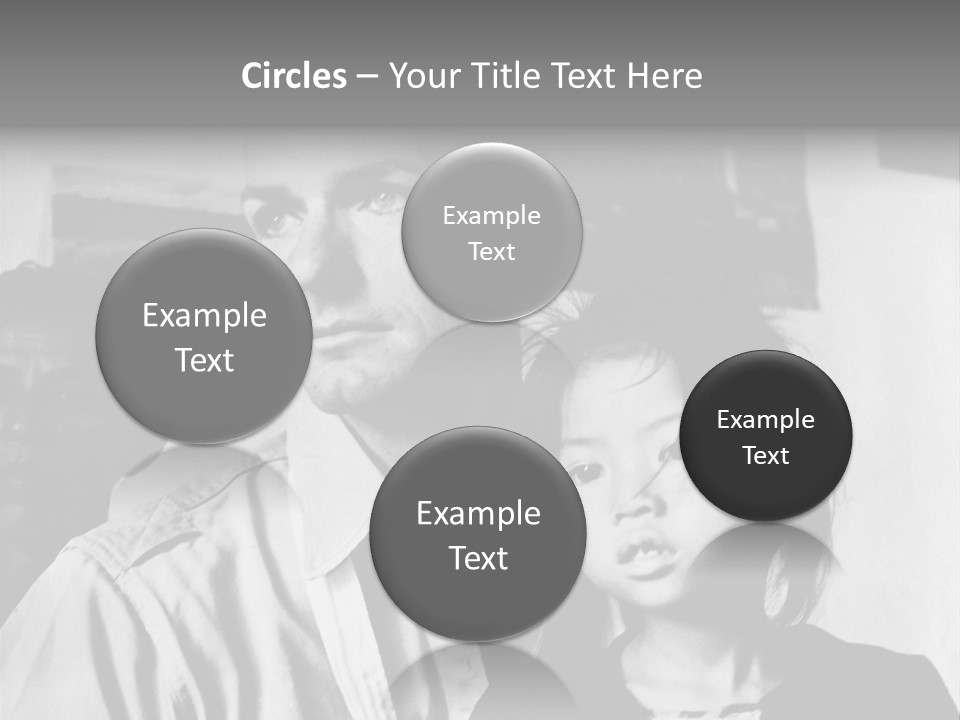 American Man And A Japanese Girl PowerPoint Template