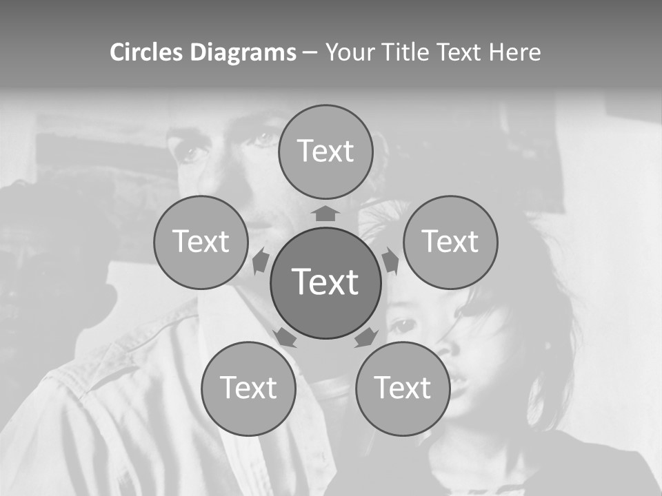 American Man And A Japanese Girl PowerPoint Template