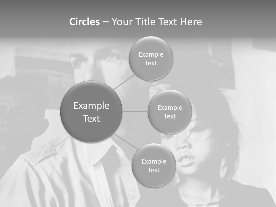 American Man And A Japanese Girl PowerPoint Template