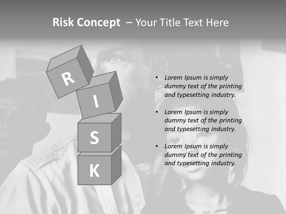 American Man And A Japanese Girl PowerPoint Template