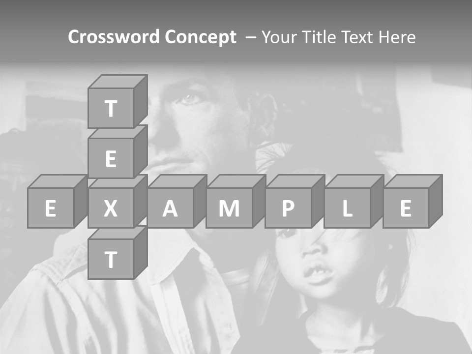 American Man And A Japanese Girl PowerPoint Template