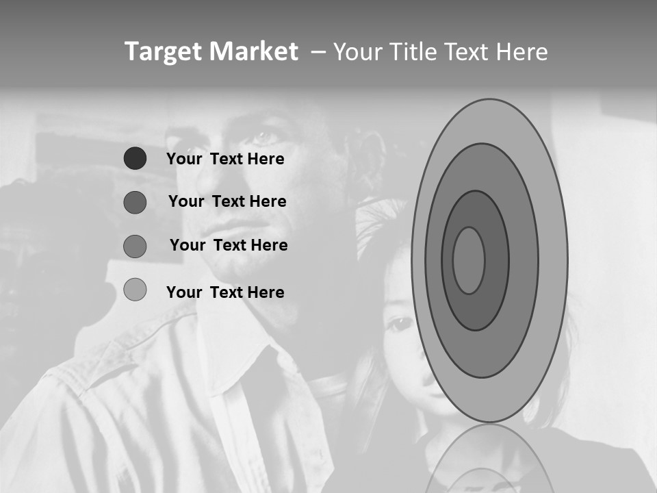 American Man And A Japanese Girl PowerPoint Template