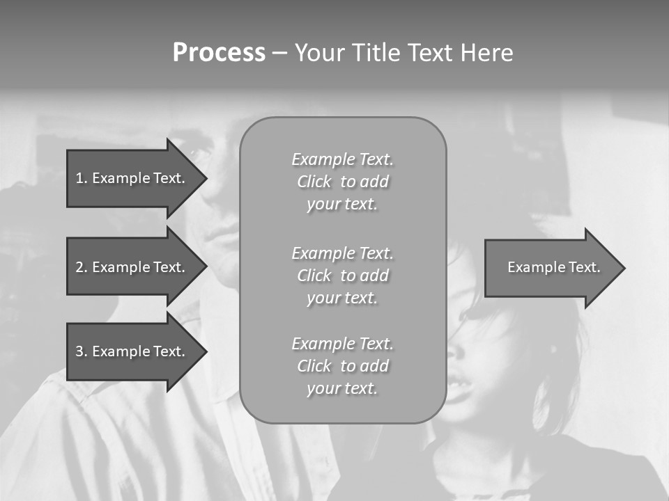 American Man And A Japanese Girl PowerPoint Template
