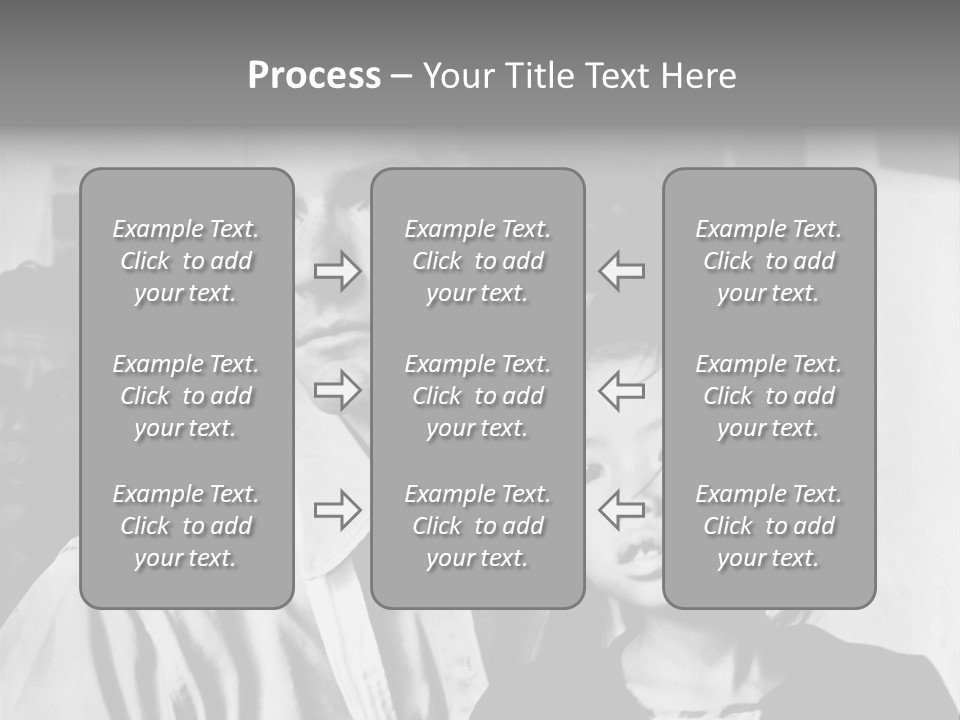 American Man And A Japanese Girl PowerPoint Template