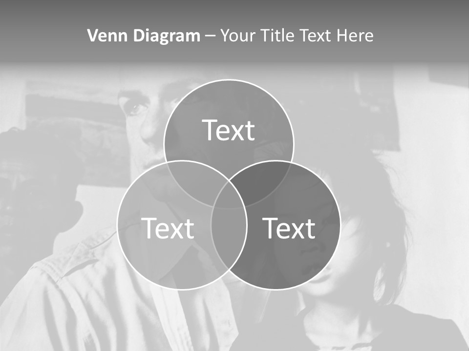 American Man And A Japanese Girl PowerPoint Template