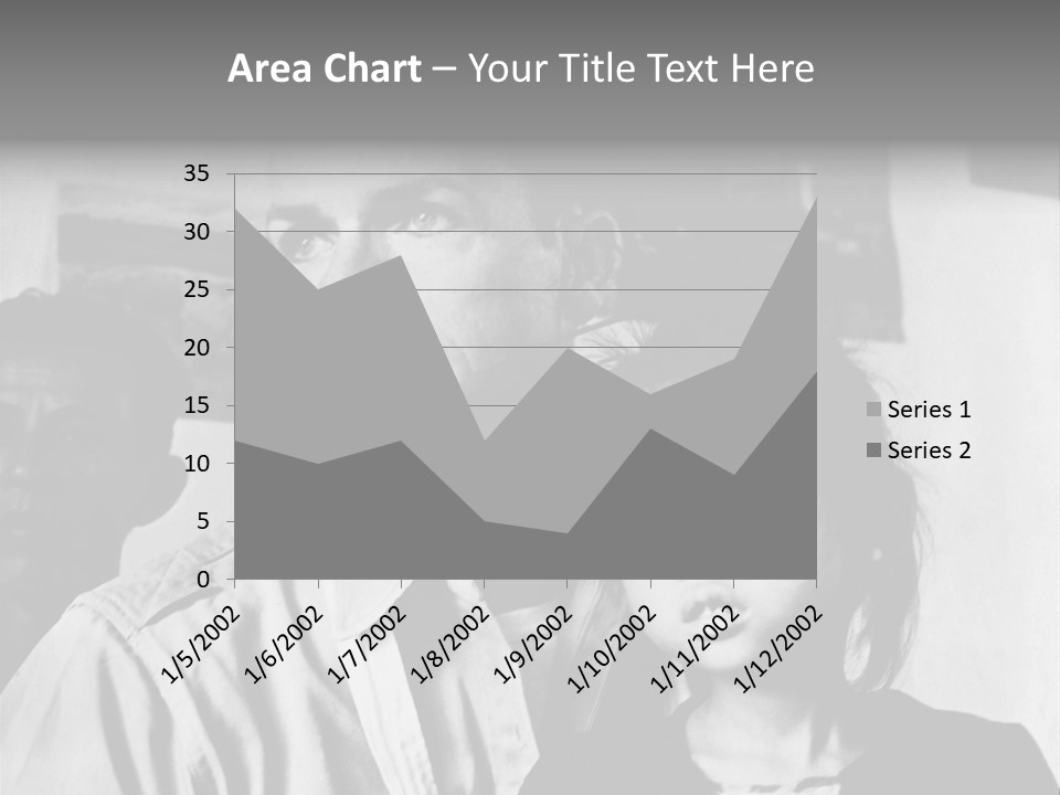 American Man And A Japanese Girl PowerPoint Template