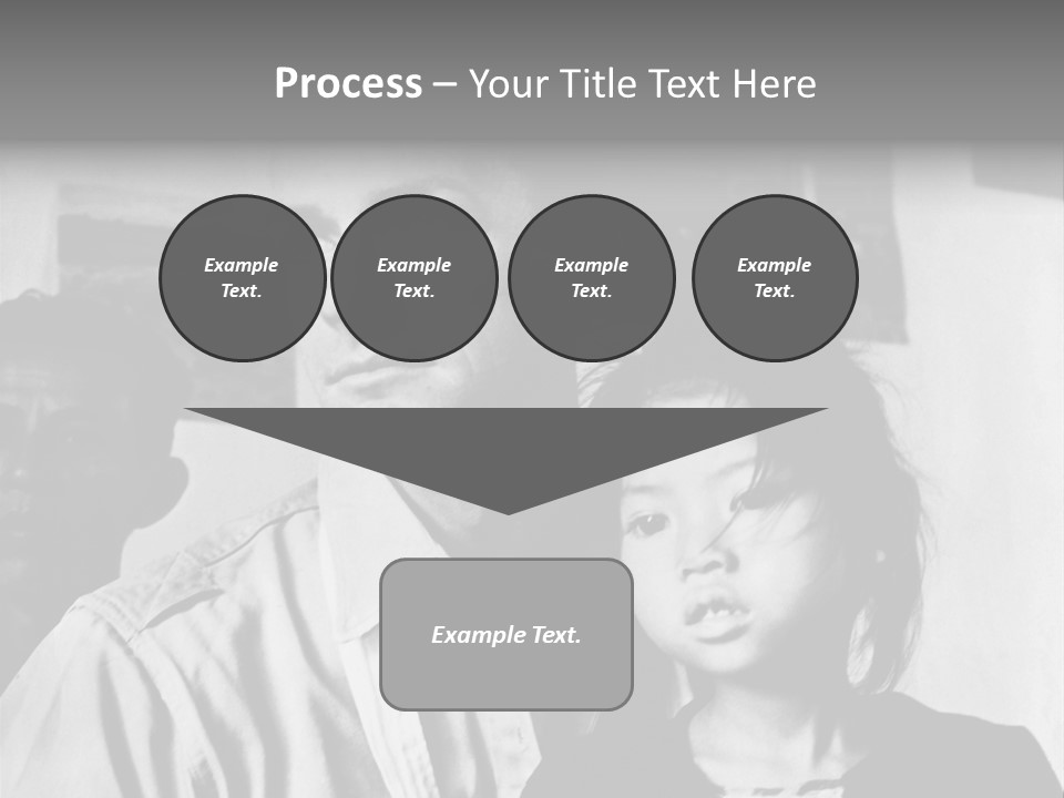 American Man And A Japanese Girl PowerPoint Template