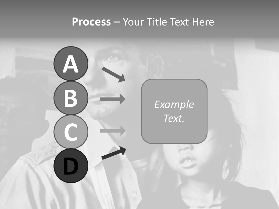 American Man And A Japanese Girl PowerPoint Template